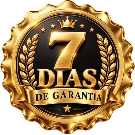 Selo de 7 dias de garantia.