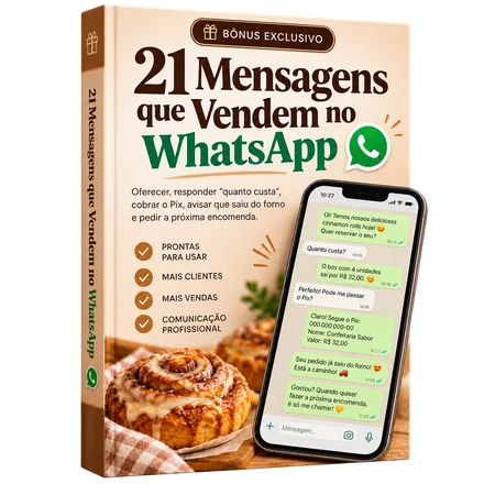 Capa do e-book "21 Mensagens que Vendem no WhatsApp".