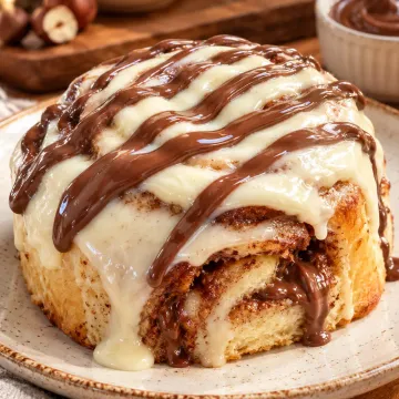 Rolinho de Ninho com Creme de Avelã.